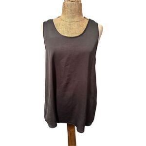 Fabletics black tank top sz Large